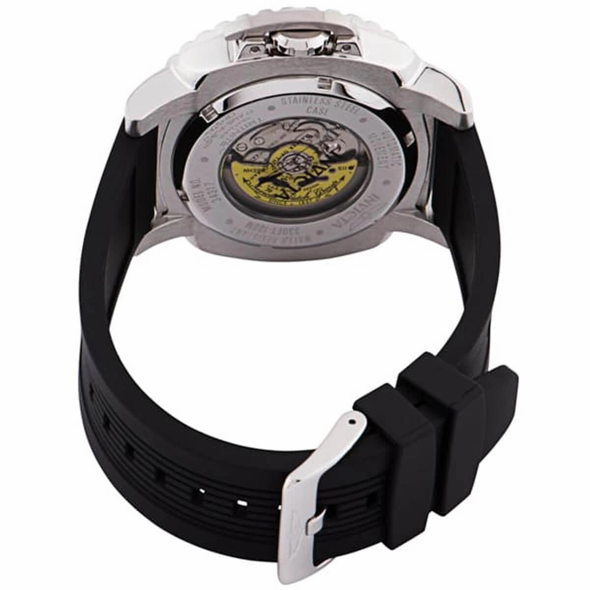 Invicta Men's Automatic Watch - Pro Diver Rotating Bezel Black Silicone Strap | 34317