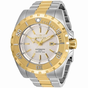 Invicta Men's Automatic Watch - Pro Diver Silver Tone Dial Steel Bracelet | 30501