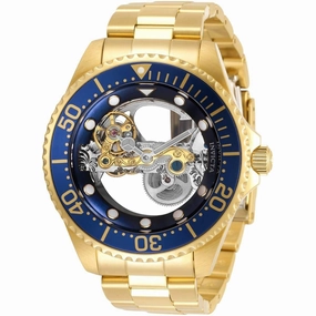Invicta Men's Automatic Watch - Pro Diver Skeleton Dial SS Case Bracelet | 34448