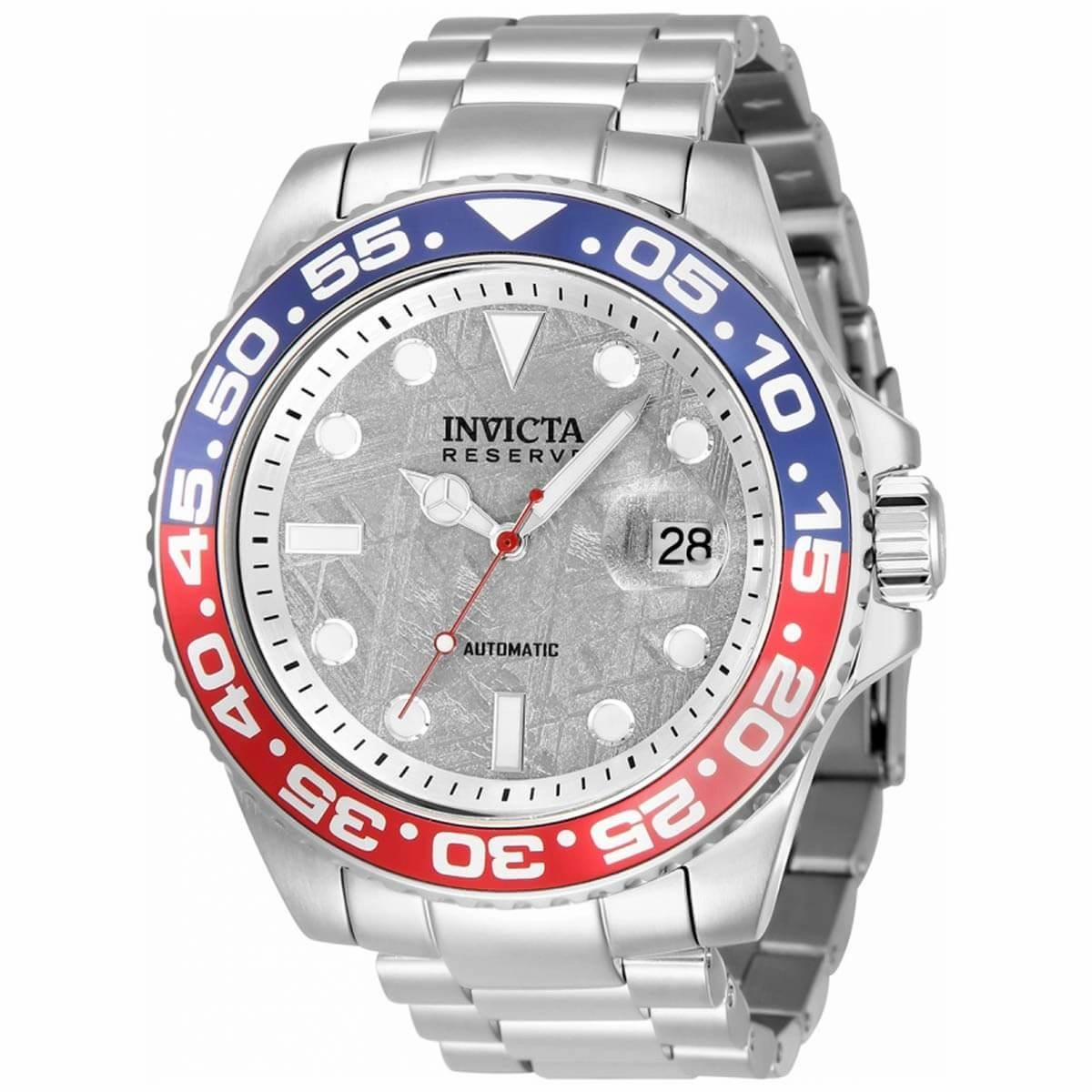 Invicta Men's Automatic Watch - Reserve Silver Tone Dial Steel Bracelet | 34199