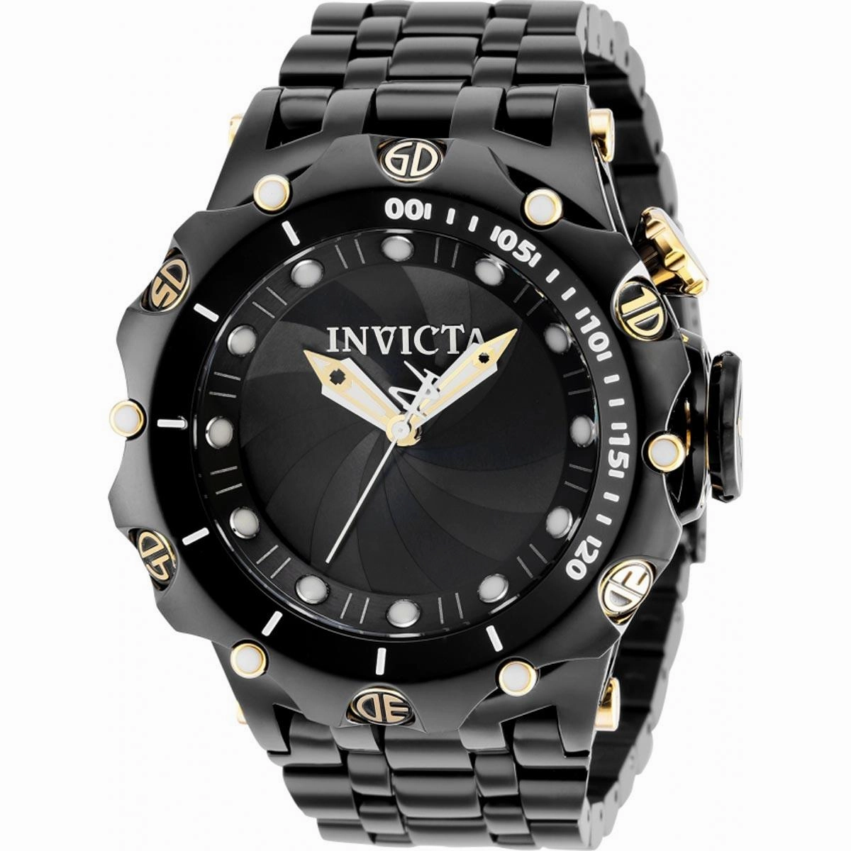 Invicta Men's Automatic Watch - Reserve Venom Skeleton Dial Black Bracelet  | 36663