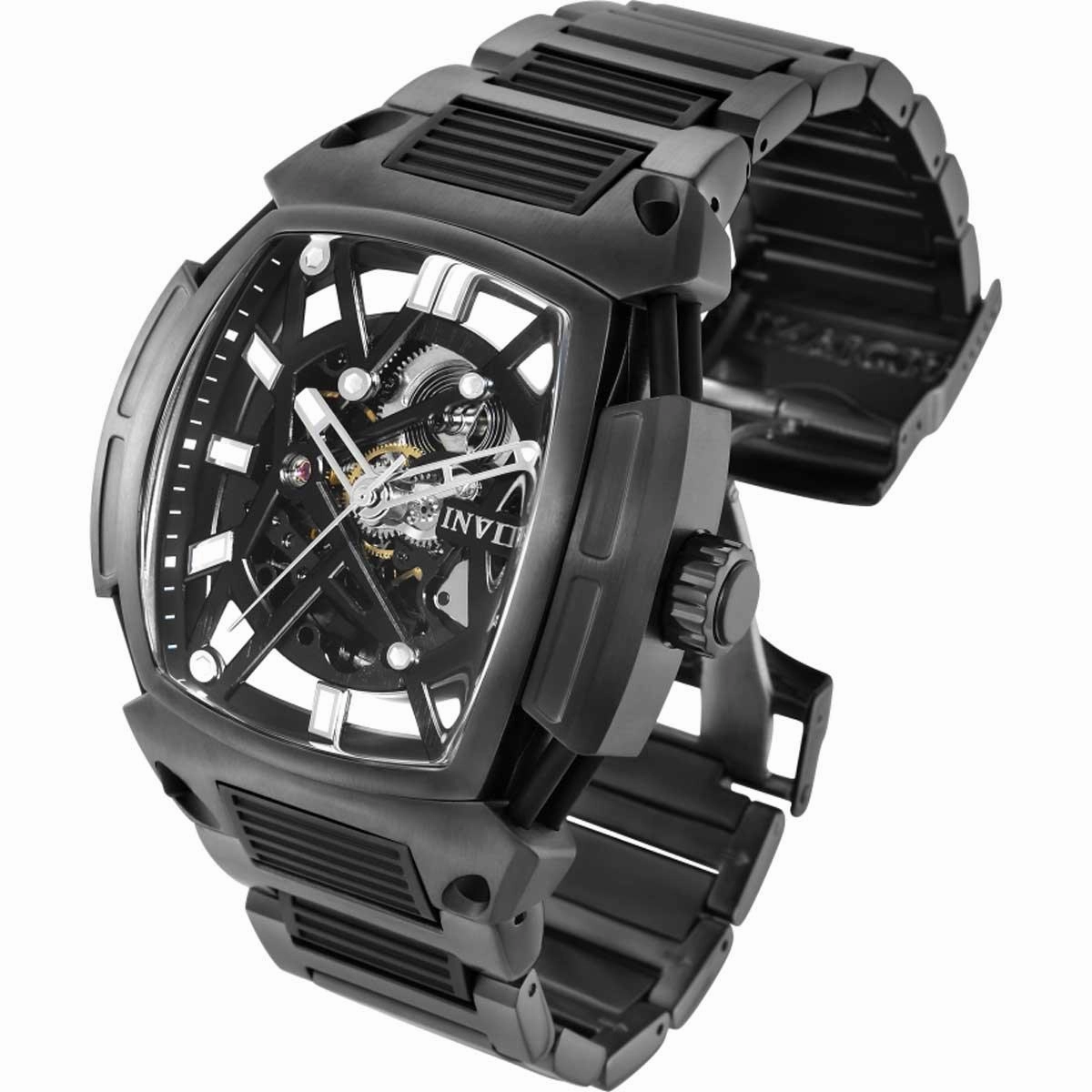 Invicta Men's Automatic Watch - S1 Rally Diablo Black and Silver Skeleton Dial | 34635