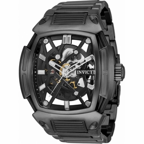 Invicta Men's Automatic Watch - S1 Rally Diablo Black and Silver Skeleton Dial | 34635