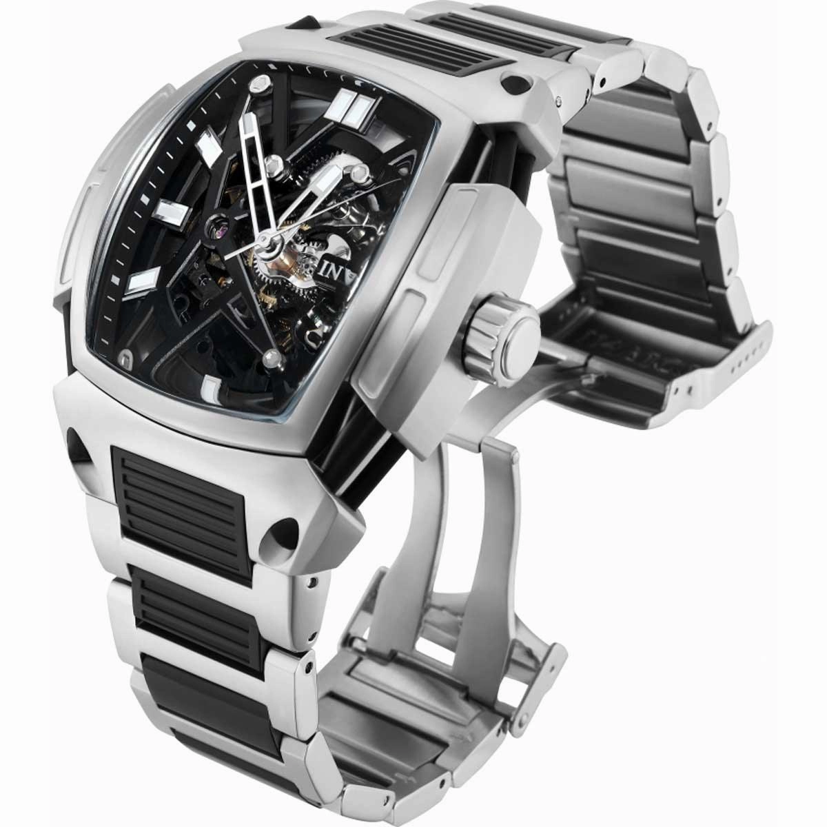 Invicta Men's Automatic Watch - S1 Rally Diablo Black Skeleton Dial Bracelet | 34632