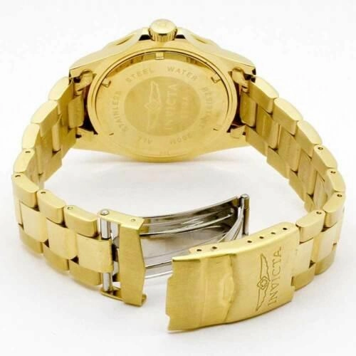 Invicta Men's Automatic Yellow Gold Steel Watch - Pro Diver Champagne Dial | 9743
