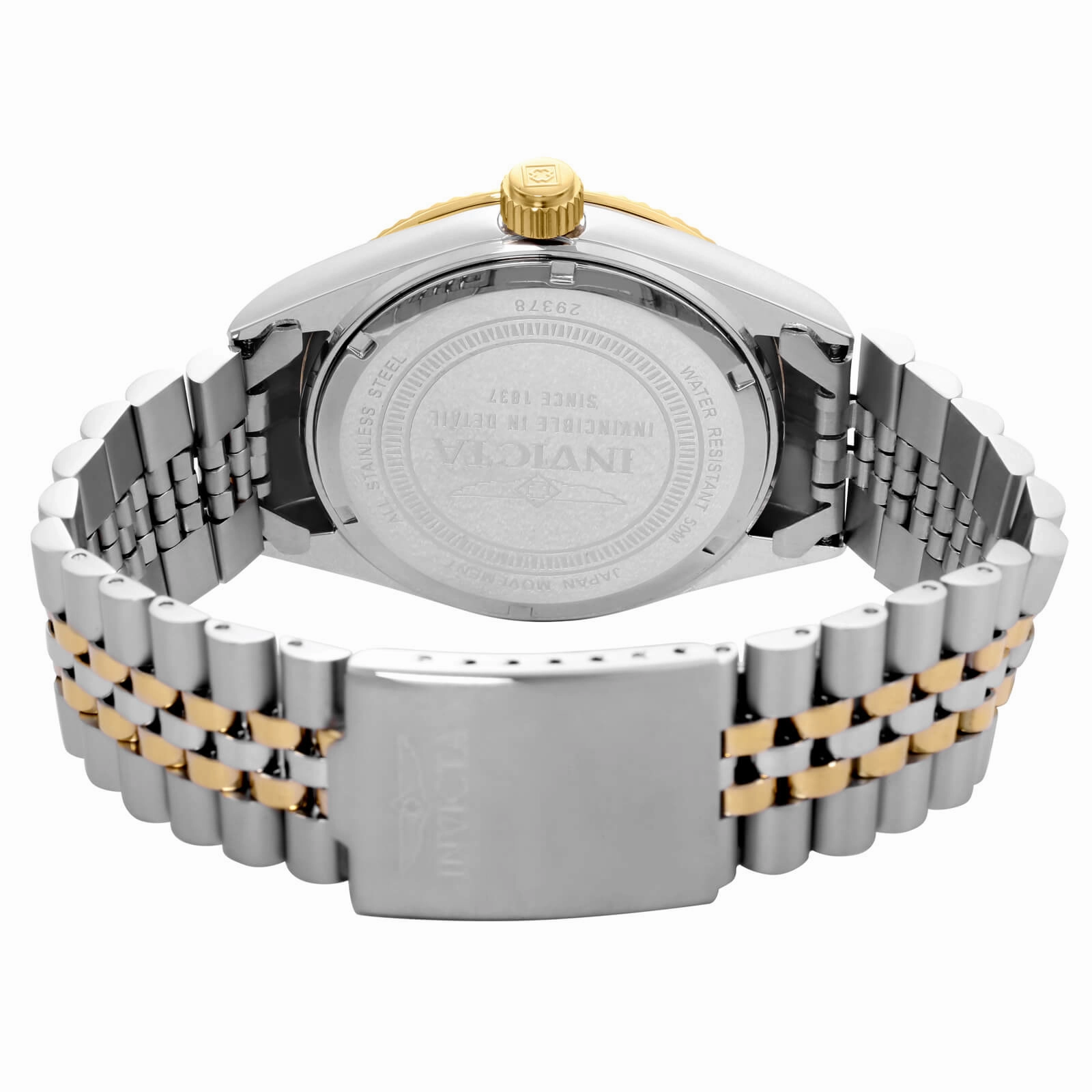 Invicta Men's Bracelet Watch - Specialty Quartz Silver Dial Two Tone Steel | 29378