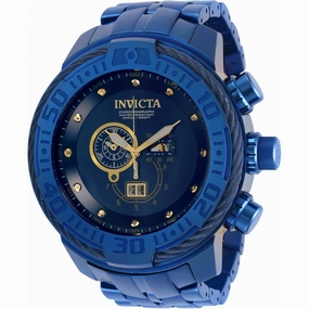 Invicta Men's Chronograph Watch - Bolt Blue Dial Stainless Steel Bracelet | 34467