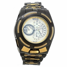 Invicta Men's Chronograph Watch - Bolt MOP Dial Black Stainless Steel bracelet | 19422