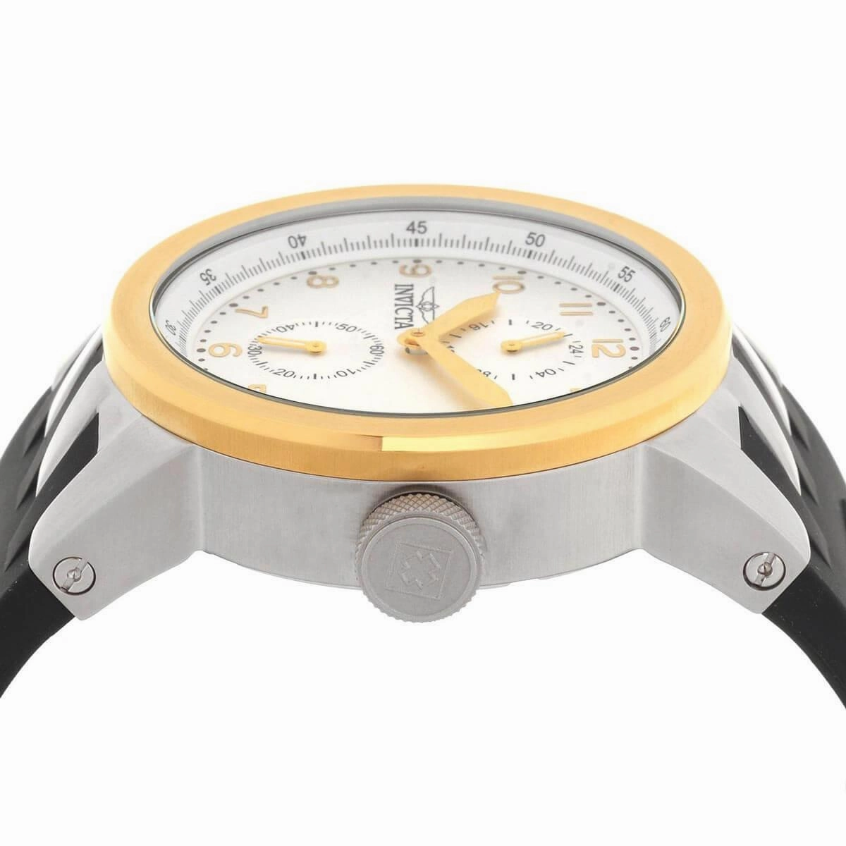 Invicta Men's Chronograph Watch - DNA Silver Tone and Yellow Gold Case Strap | 31783