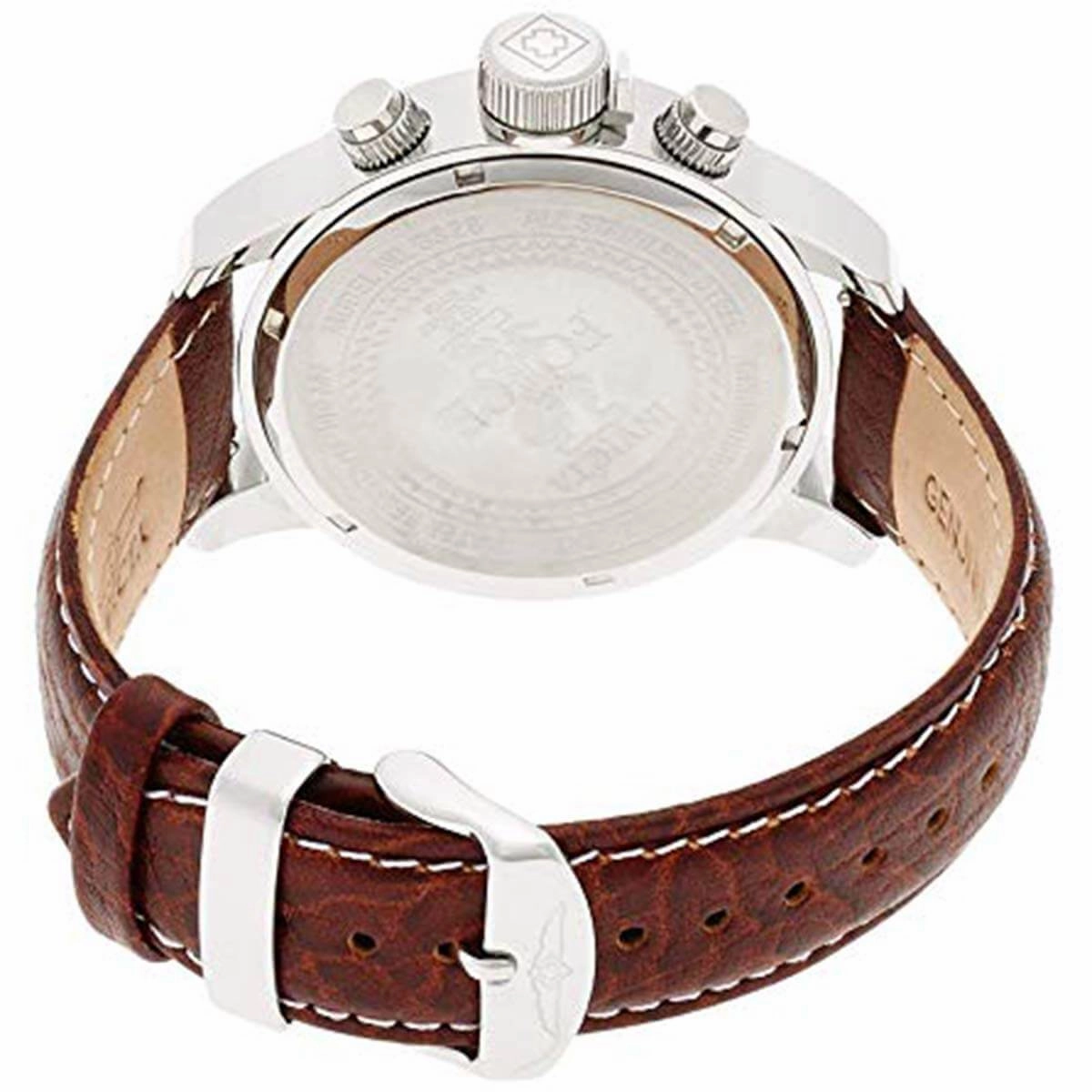 Invicta Men's Chronograph Watch - Force Blue Dial Brown Leather Strap | 3328