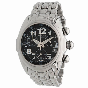 Invicta Men's Chronograph Watch - Lupah Black Dial Stainless Steel Bracelet | 31409
