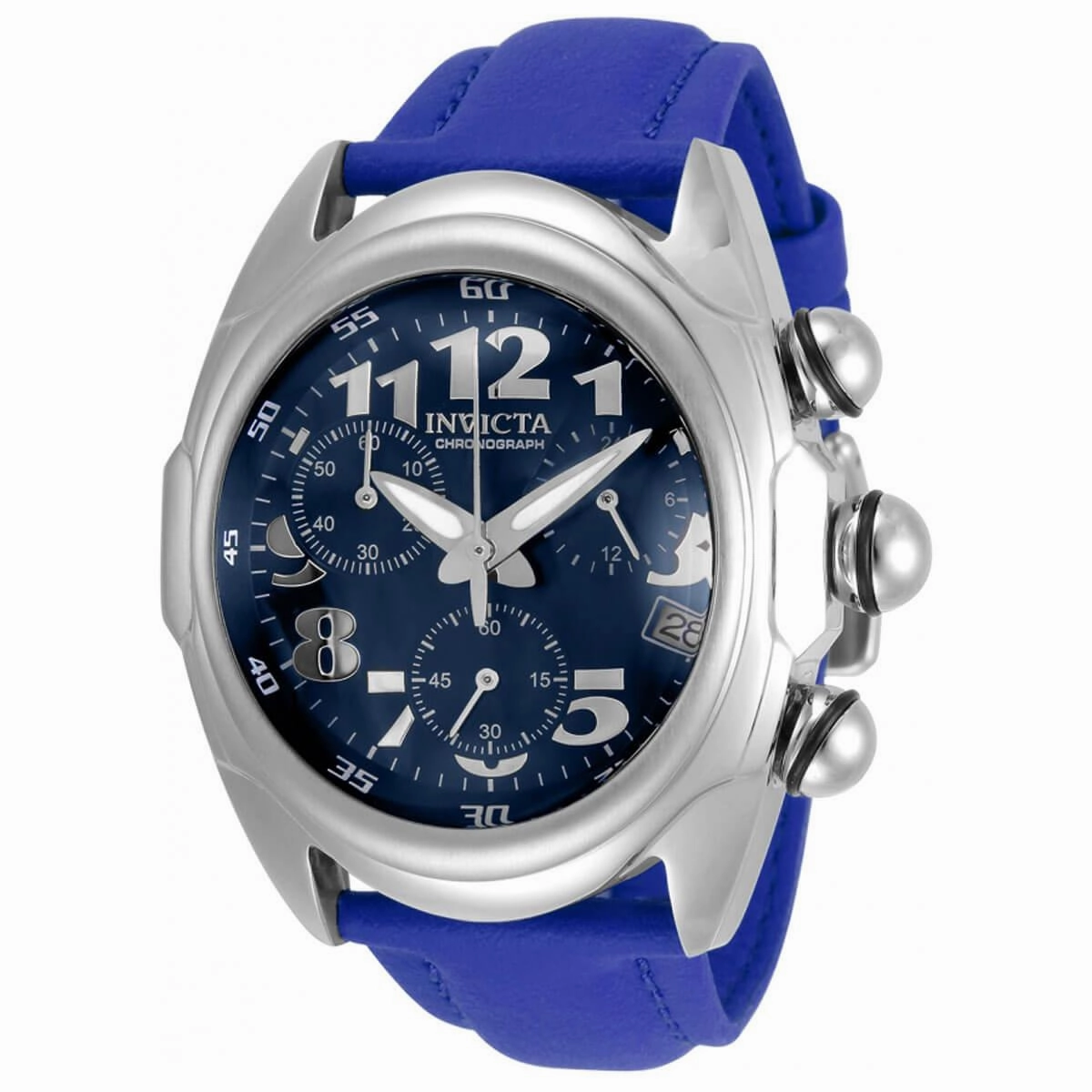 Invicta Men's Chronograph Watch - Lupah Japanese Quartz Blue Rubber Strap | 31405