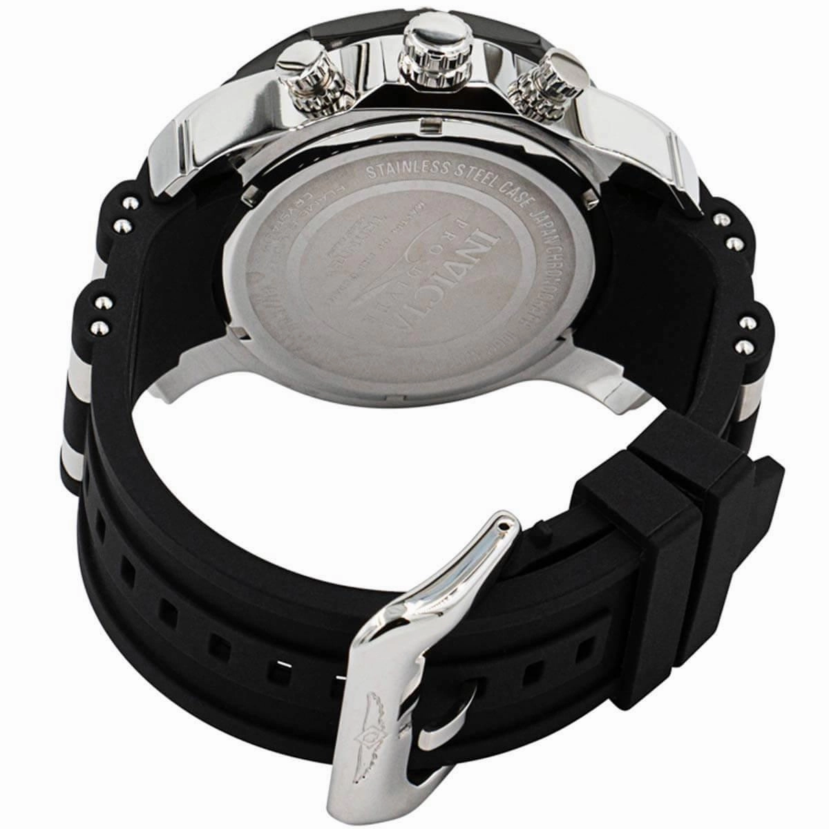 Invicta Men's Chronograph Watch - Pro Diver Black and Grey Dial Strap | 37716