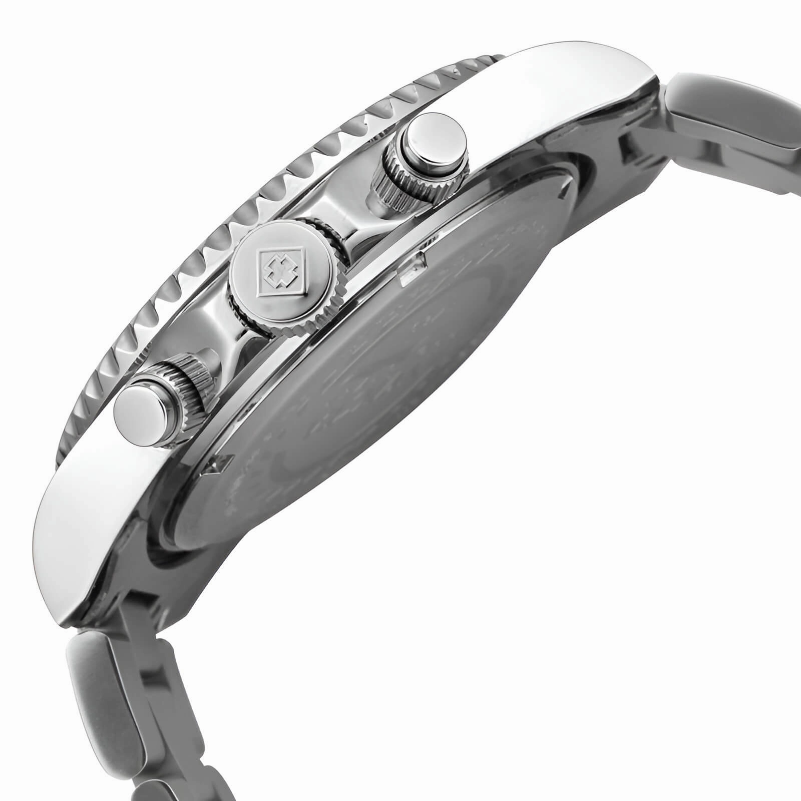 Invicta Men's Chronograph Watch - Pro Diver Black Dial Quartz Steel Bracelet | 1770
