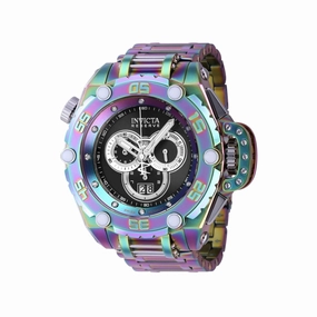 Invicta Men's Chronograph Watch - Reserve Flying Fox Silver and Black Dial | 39554