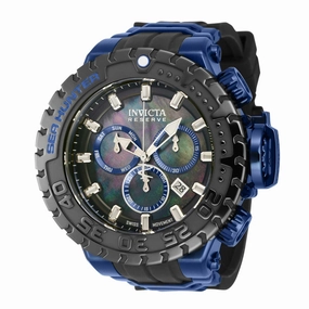 Invicta Men's Chronograph Watch - Sea Hunter Dark Blue Steel and Black Strap | 41012