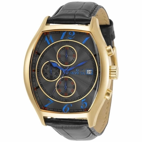 Invicta Men's Chronograph Watch - Specialty Quartz Black and Gold Tone Strap | 34015