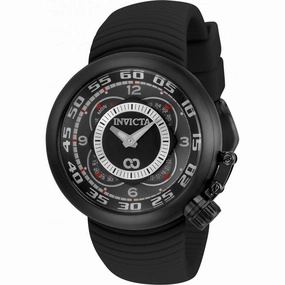 Invicta Men's Japanese Quartz Watch - Corduba Black and Silver Dial Strap | 34551