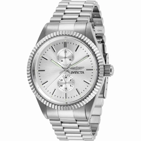Invicta Men's Japanese Quartz Watch - Specialty Charcoal Dial Steel Bracelet | 29418