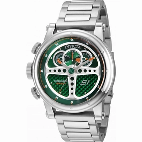 Invicta Men's Lefty Watch - S1 Rally Green Dial Stainless Steel Bracelet | 30577