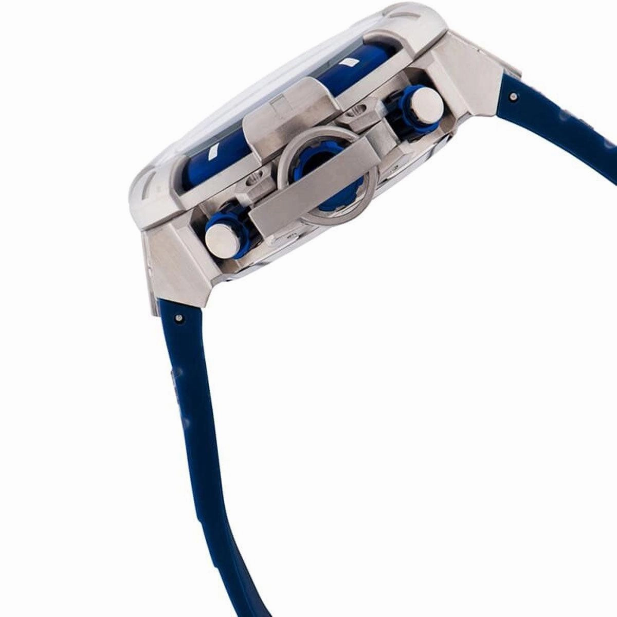 Invicta Men's Quartz Chronograph Watch - Akula Blue and Silver Dial Strap | 31892