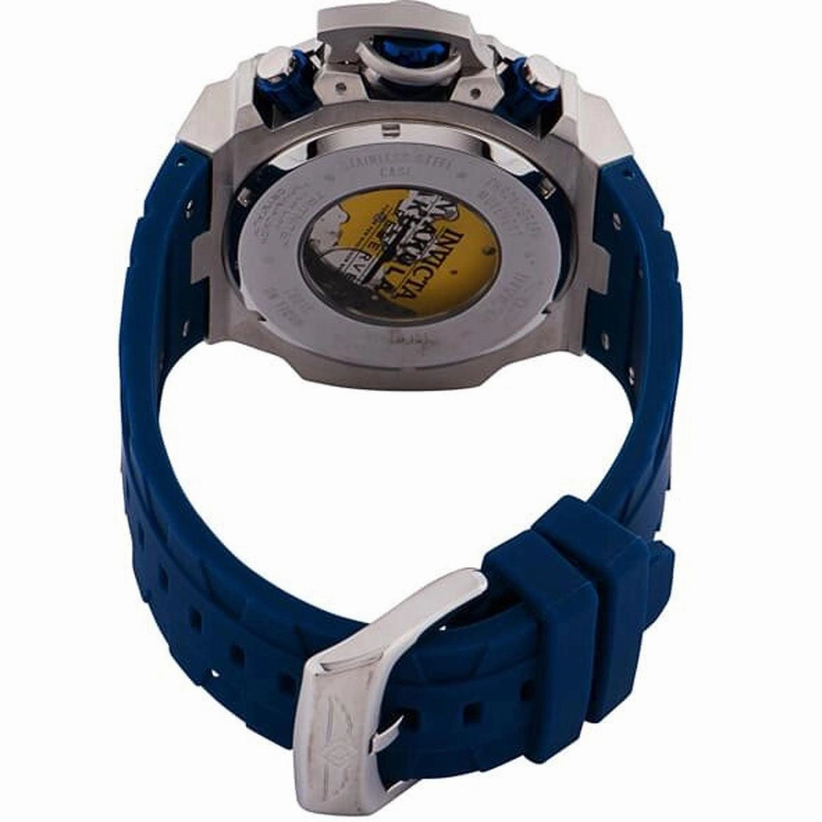 Invicta Men's Quartz Chronograph Watch - Akula Blue and Silver Dial Strap | 31892