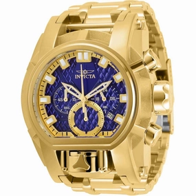 Invicta Men's Quartz Watch - Bolt Chronograph Yellow Gold Steel Bracelet | 31552