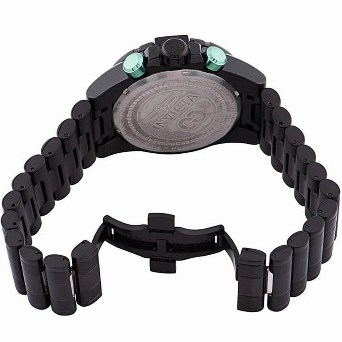 Invicta Men's Quartz Watch - Corduba Chronograph Black Dial SS Bracelet | 34984