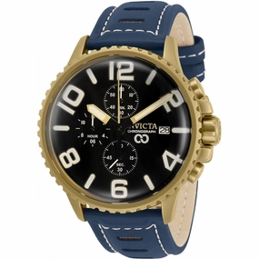 Invicta Men's Quartz Watch - Corduba Chronograph Blue Leather Strap | 32692