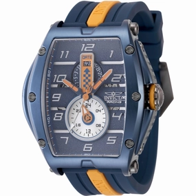 Invicta Men's Quartz Watch - Invicta Racing Orange and Blue Silicone Strap | 47388