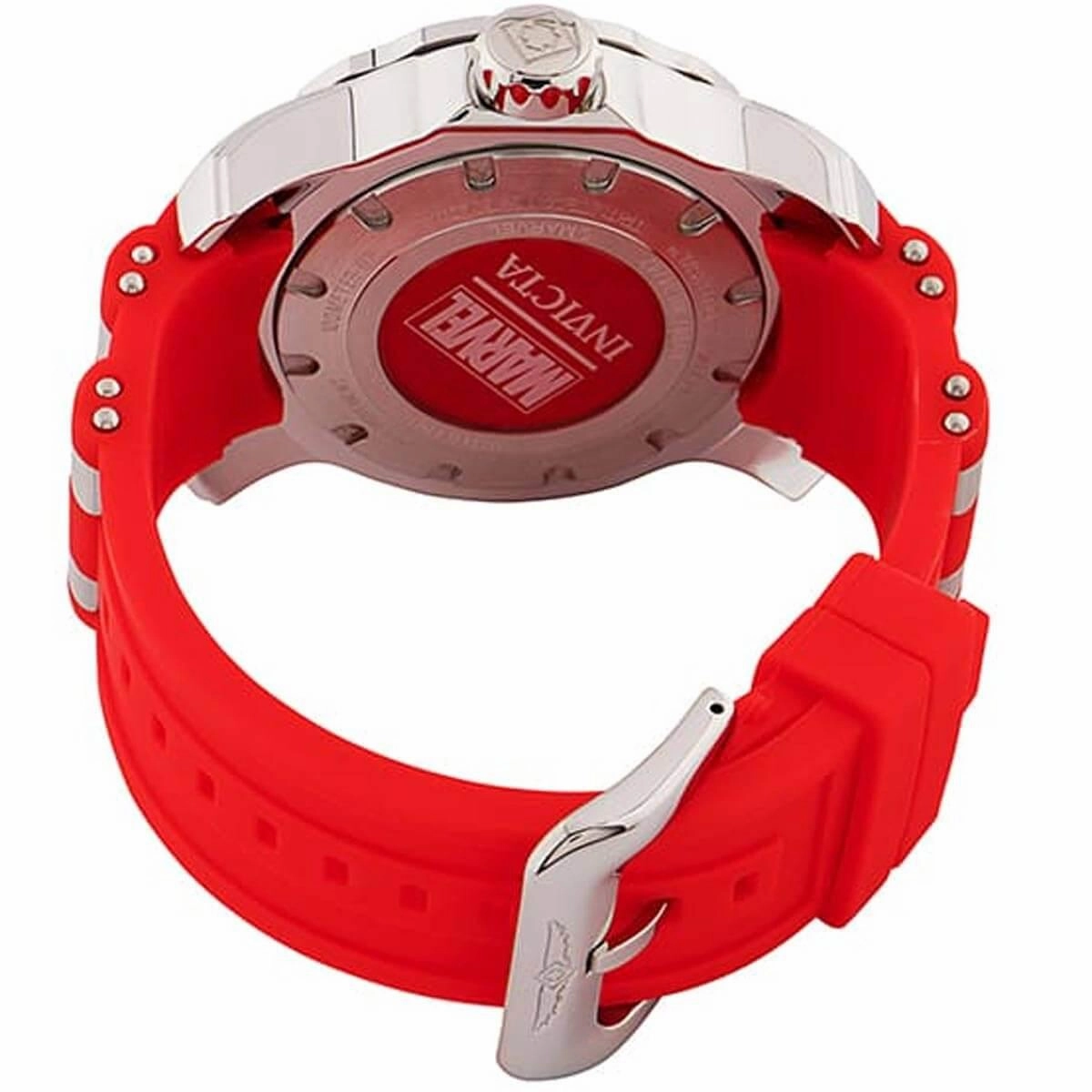 Invicta Men's Quartz Watch - Marvel Spiderman Black and Silver Tone Strap | 34742