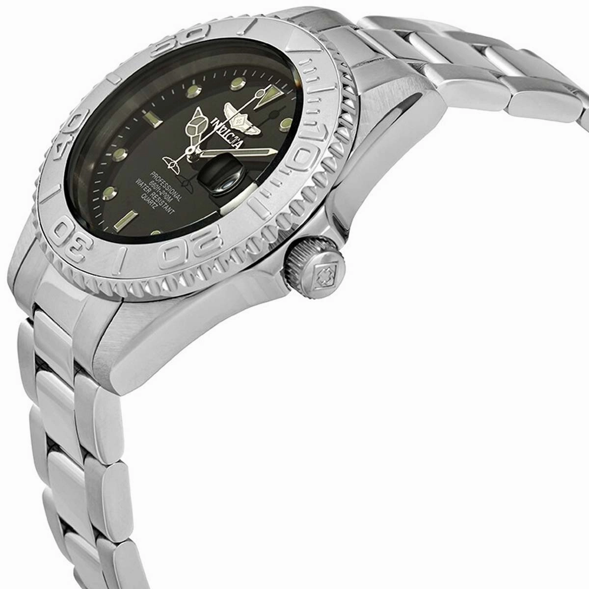 Invicta Men's Quartz Watch - Pro Diver Black Dial Stainless Steel | 29937