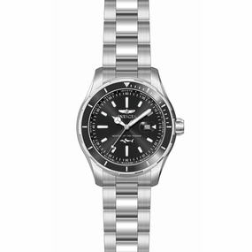 Invicta Men's Quartz Watch - Pro Diver Black Dial Stainless Steel Bracelet | 35590