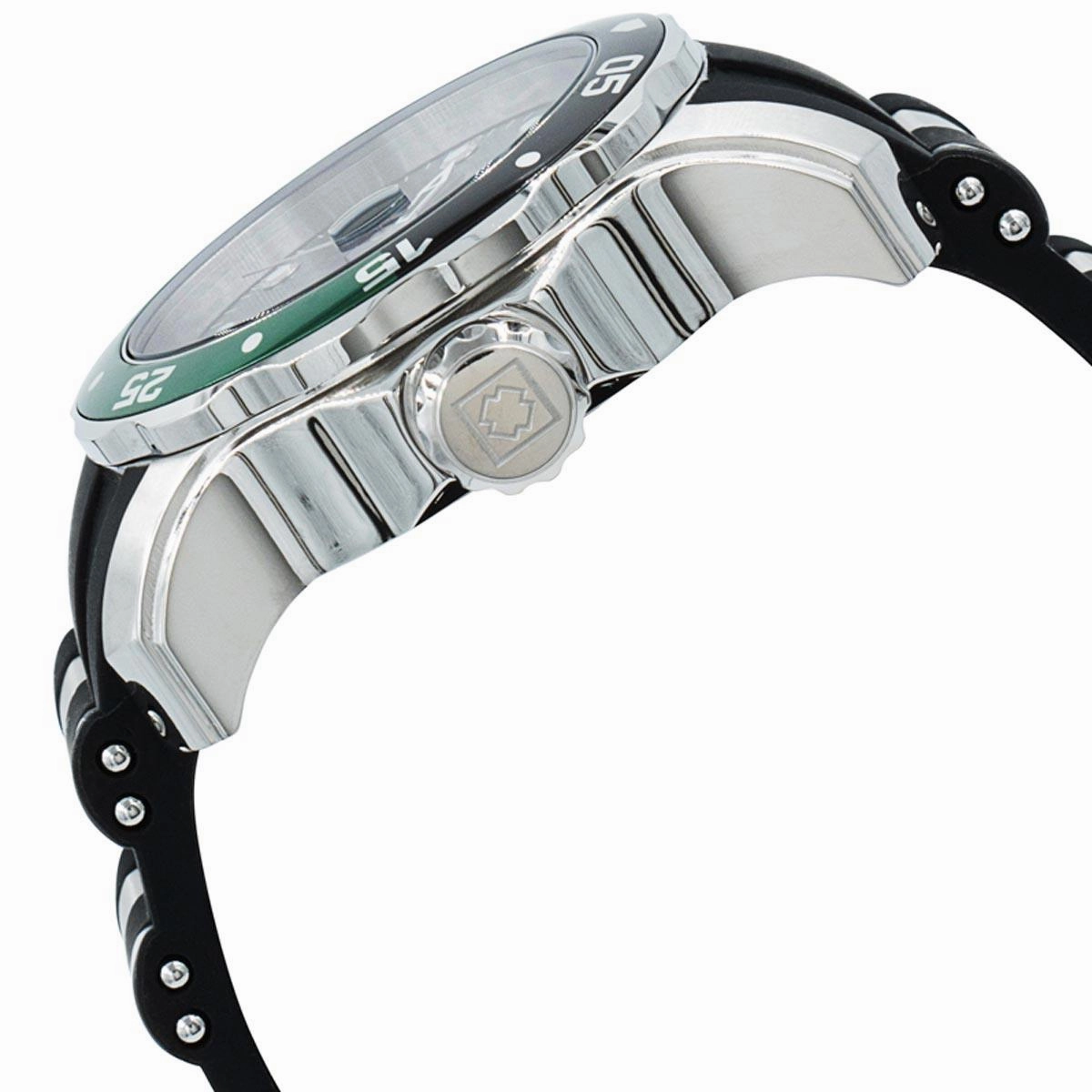 Invicta Men's Quartz Watch - Pro Diver Date Black Dial Steel and Rubber Strap | 39104