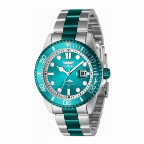 Invicta Men's Quartz Watch - Pro Diver Green Dial Two Tone Steel Bracelet | 40939