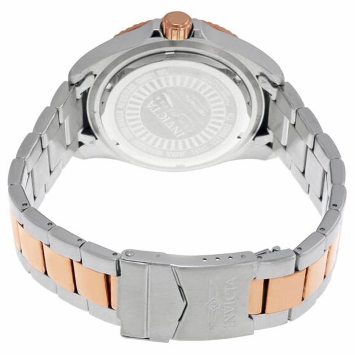 Invicta Men's Quartz Watch - Pro Diver Rose Gold Tone Dial Two Tone Bracelet | 15001