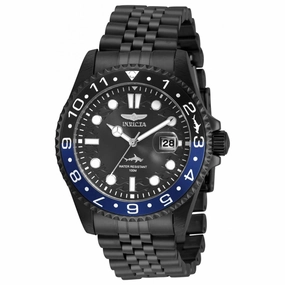 Invicta Men's Quartz Watch - Pro Diver Rotating Bezel Black Dial Bracelet | 30627