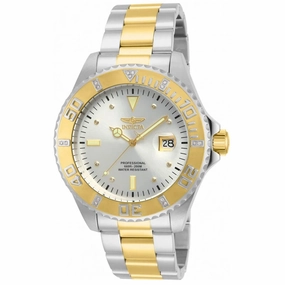 Invicta Men's Quartz Watch - Pro Diver Rotating Bezel Two Tone Steel Bracelet | 15285