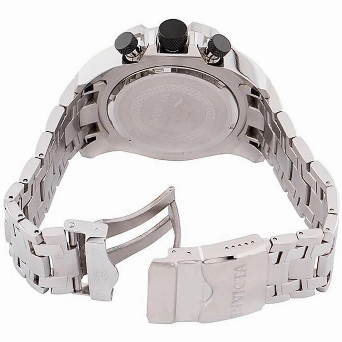 Invicta Men's Quartz Watch - Pro Diver Scuba Chronograph Silver Bracelet | 34747
