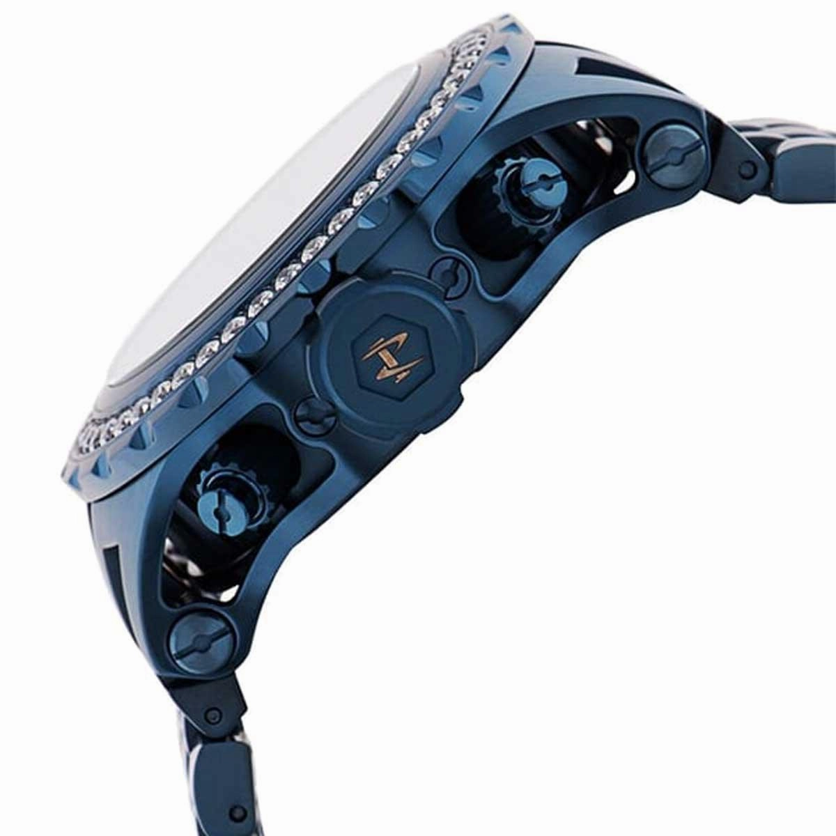 Invicta Men's Quartz Watch - Reserve Chronograph Dark Blue Bracelet | 33991