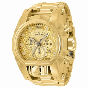 Invicta Men's Quartz Watch - Shaq Chronograph Yellow Gold Steel Bracelet | 34657