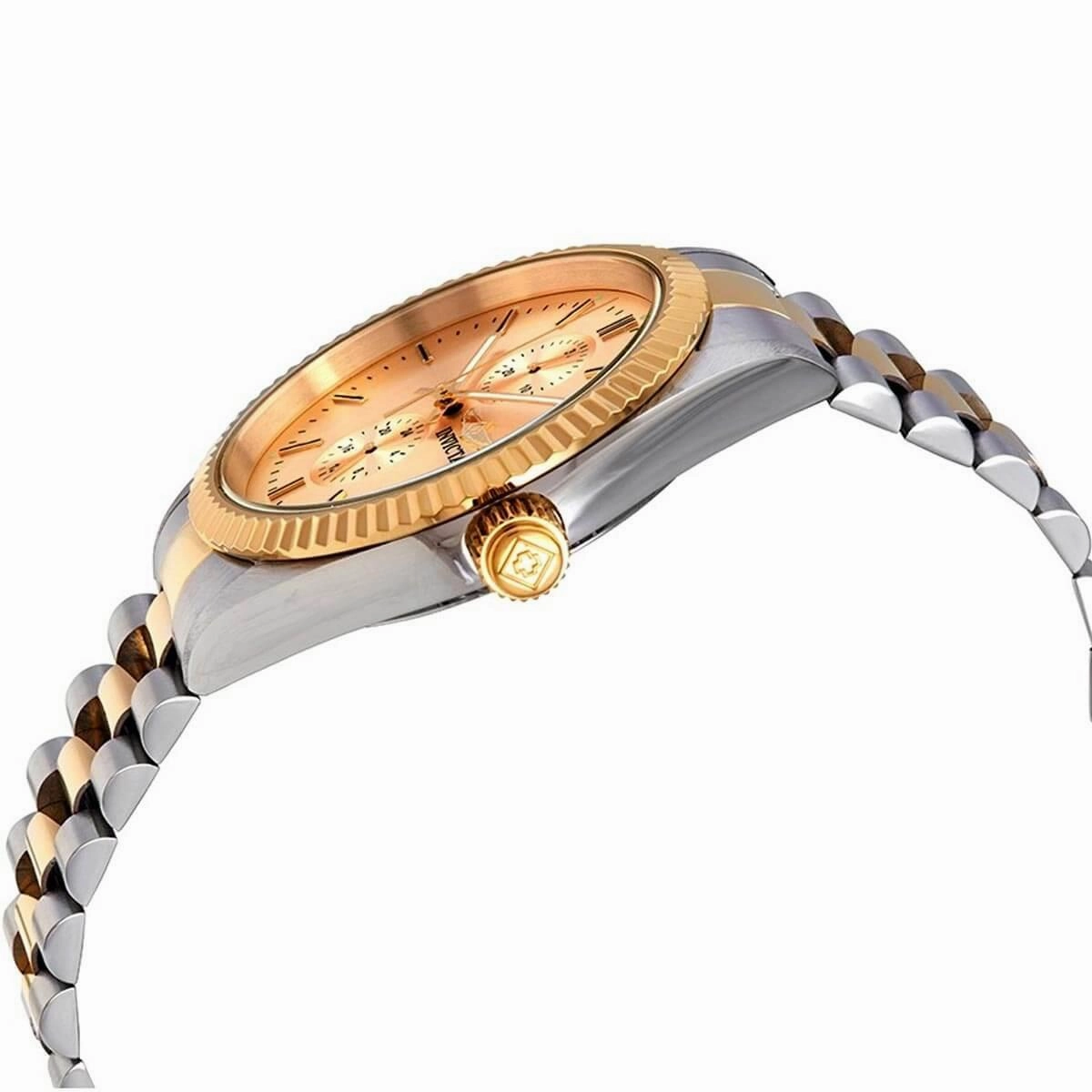 Invicta Men's Quartz Watch - Specialty Champagne Dial Two Tone Bracelet | 29425
