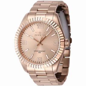 Invicta Men's Quartz Watch - Specialty Rose Gold IP Stainless Steel Bracelet | 47462