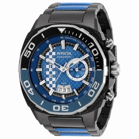 Invicta Men's Quartz Watch - Speedway Black Stainless Steel Bracelet | 33197