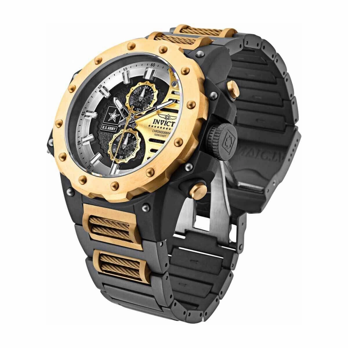 Invicta Men's Quartz Watch - U.S. Army Chronograph Titanium Bracelet | 32988