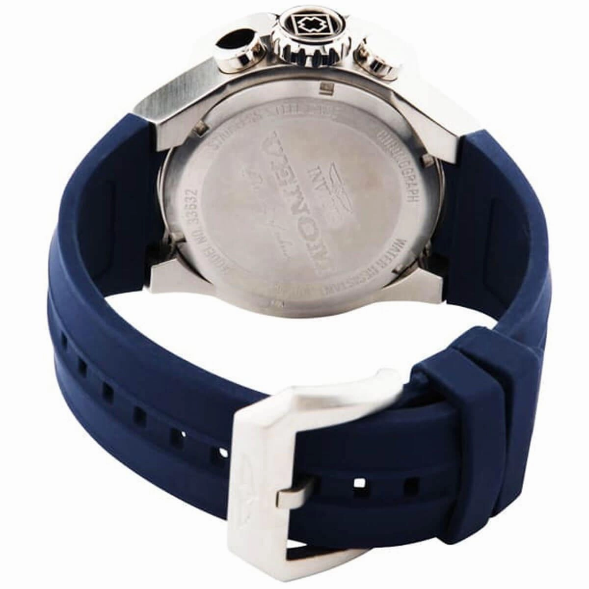 Invicta Men's Quartz Watch - Venom Chronograph Blue Silicone Rubber Strap | 33632
