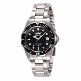 Invicta Men's Stainless Steel Quartz Watch - Pro Diver Black Dial Date | 8932