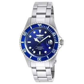 Invicta Men's Stainless Steel Quartz Watch - Pro Diver Blue Dial Bracelet | 9204OB