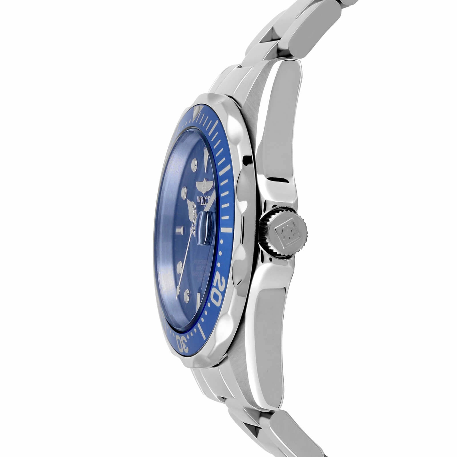 Invicta Men's Stainless Steel Watch - Pro Diver Blue Dial Quartz Bracelet | 9204