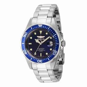 Invicta Men's Stainless Steel Watch - Pro Diver Blue Dial Quartz Bracelet | 9204